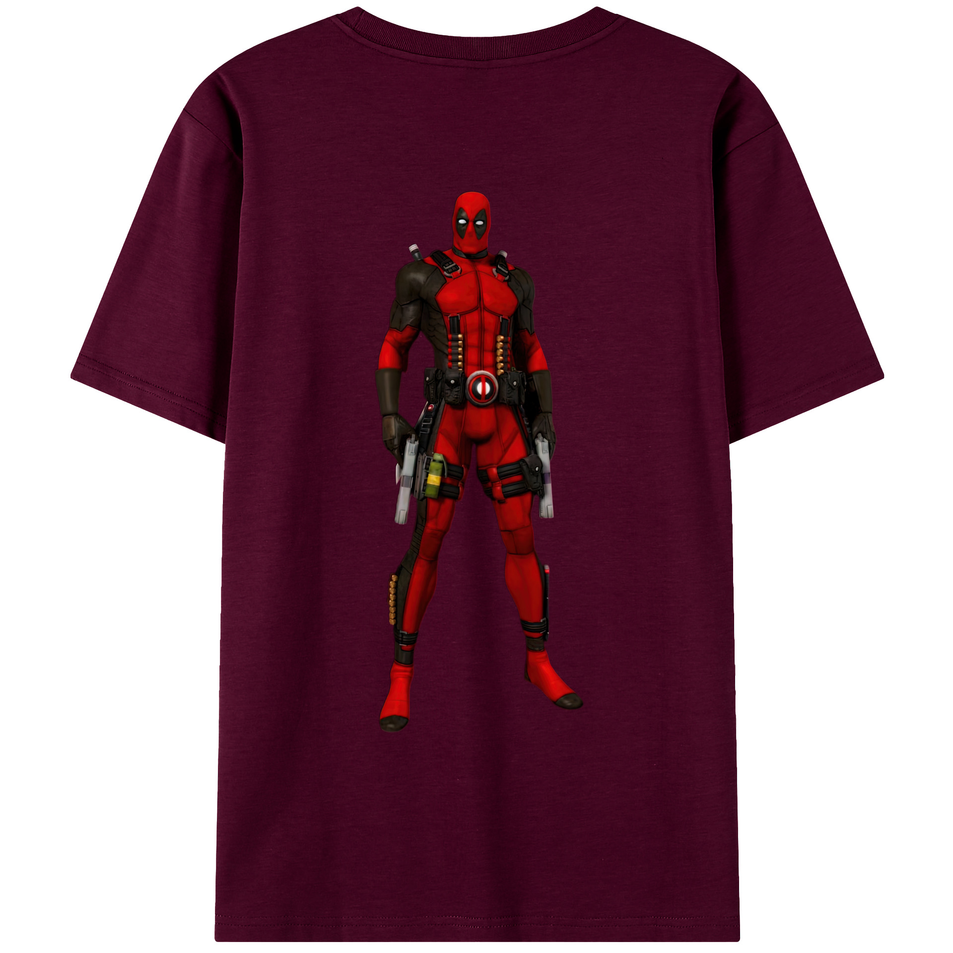 （画像用） Deadpool デッドプール レディース半袖Tシャツ(バックプリント)